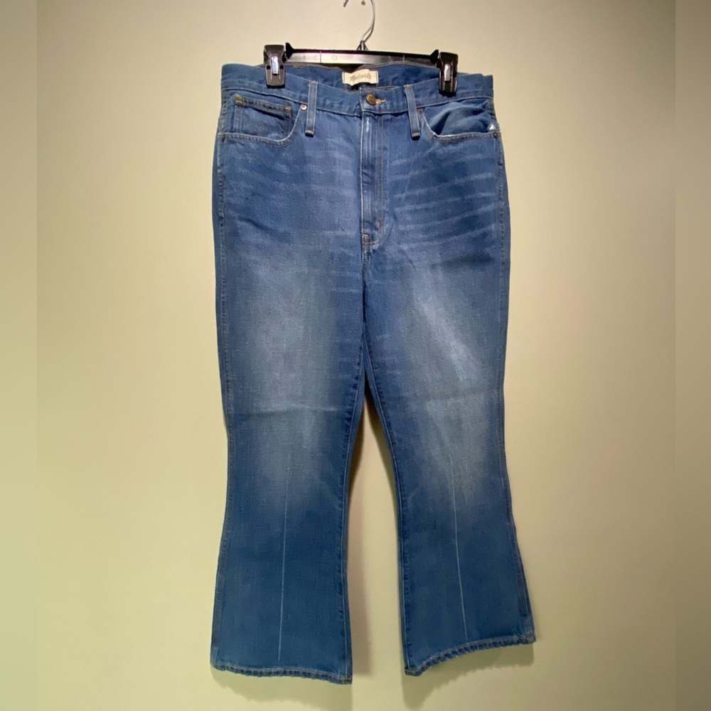 Madewell Rigid Flare Jeans Size 31 - Picture 3 of 9